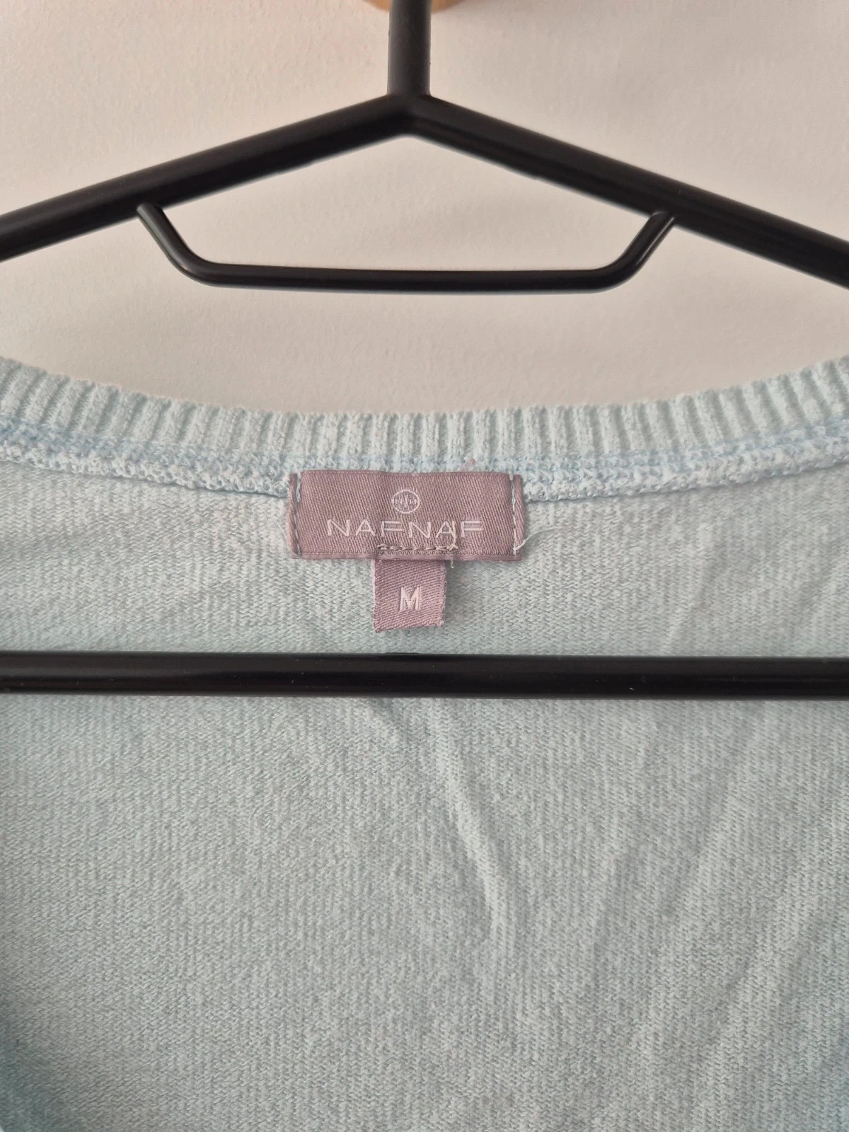 Pull col V Naf naf M bleu clair – photo 3